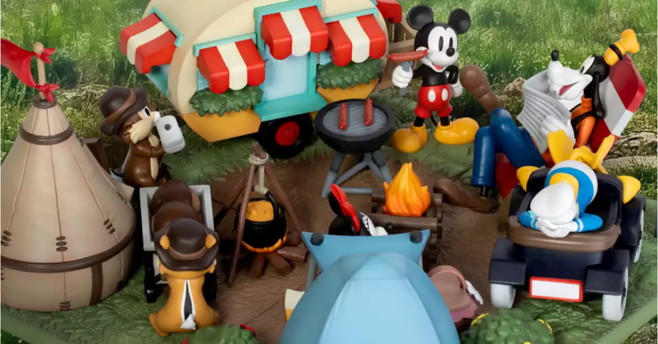 Go Camping with Mickey Mouse and Beast Kingdom with New D-Stages