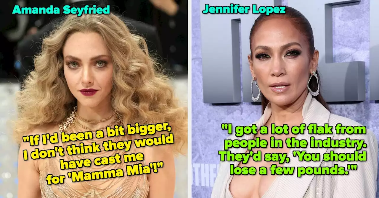 24 Famous People Who've Been Pressured To Lose Weight For Their Careers