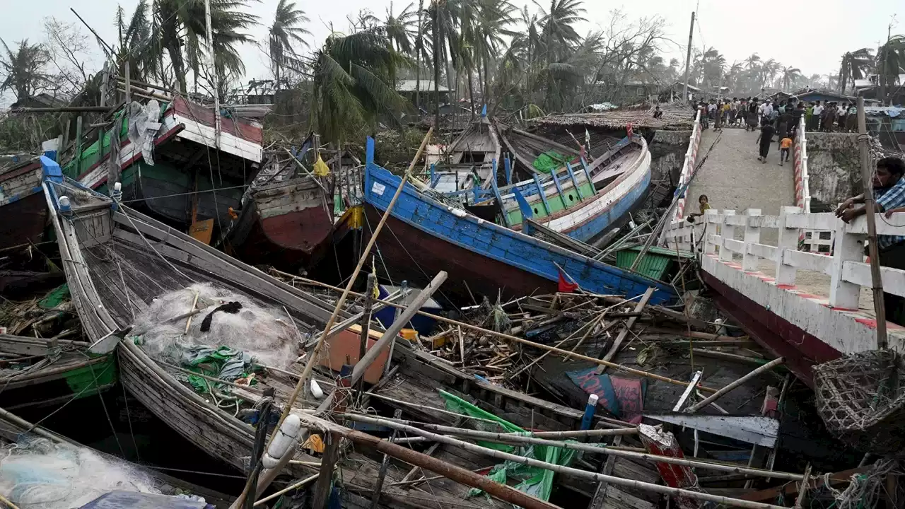 Temen que el ciclón Mocha haya dejado centenares de muertos en Myanmar