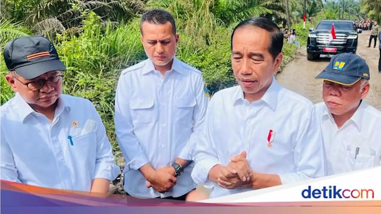 Usai Lampung-Jambi, Jokowi Juga Ambil Alih Perbaikan Jalan di Sumut