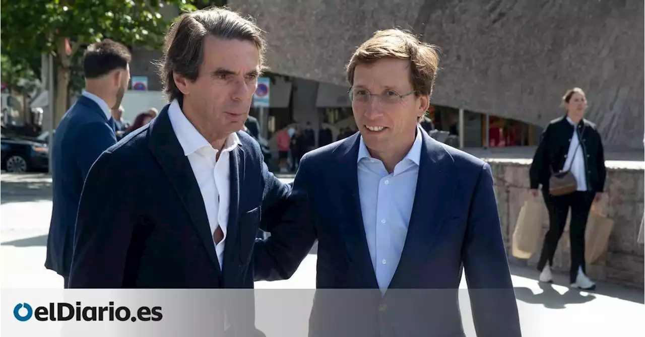 Aznar, Almeida y el pánico patriótico por el futuro de España: 'Madrid no puede ser la capital de un residuo'