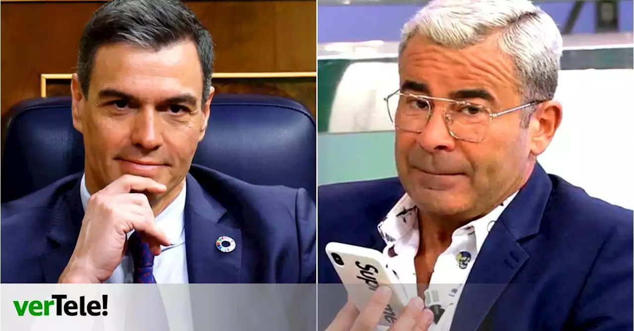 Pedro Sánchez llamó a Jorge Javier Vázquez al conocer la cancelación de 'Sálvame': 'Me emplazó a tomar un café'