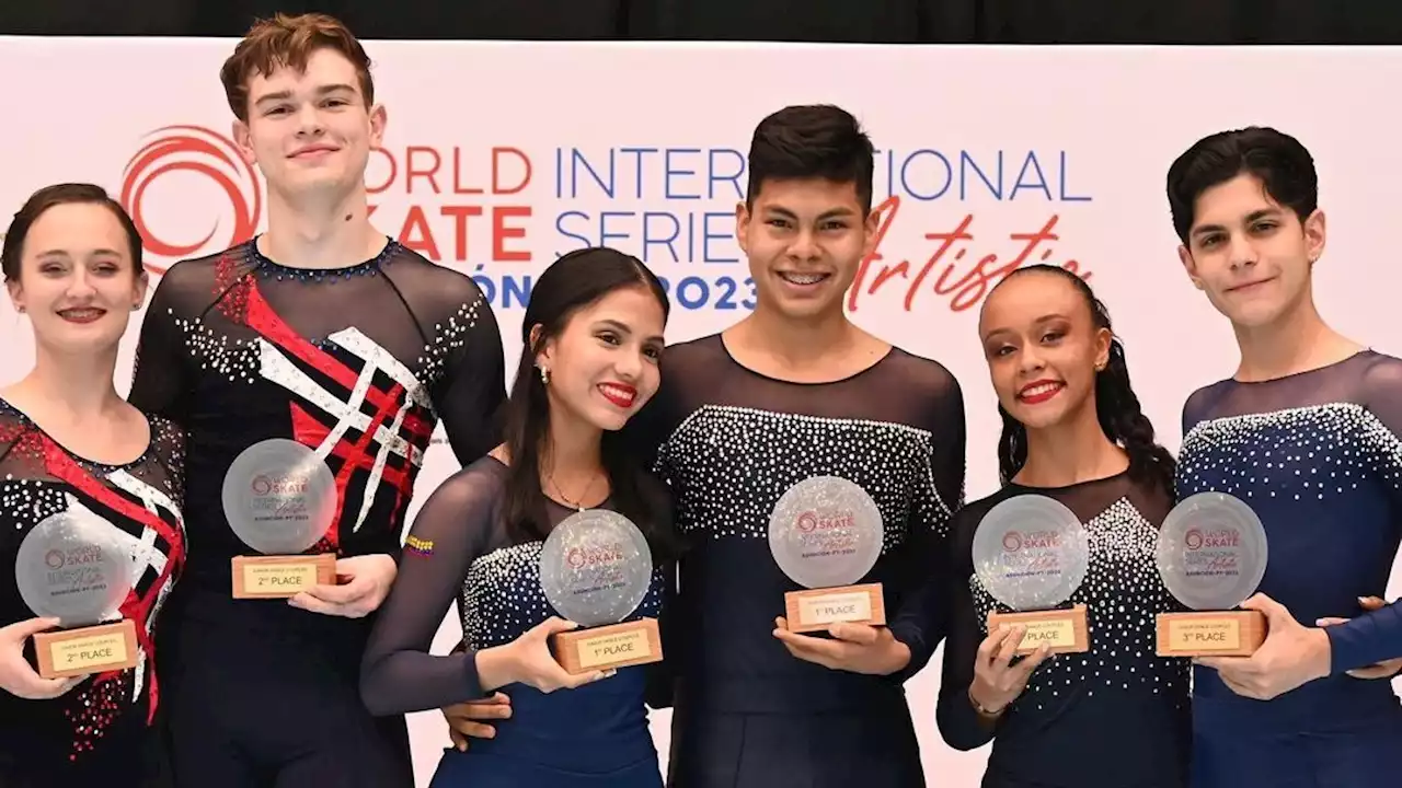 Nueve medallas para Colombia en patinaje artístico del World Skate Series