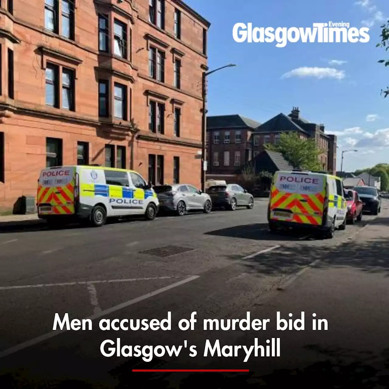 Men accused of murder bid in Glasgow's Maryhill