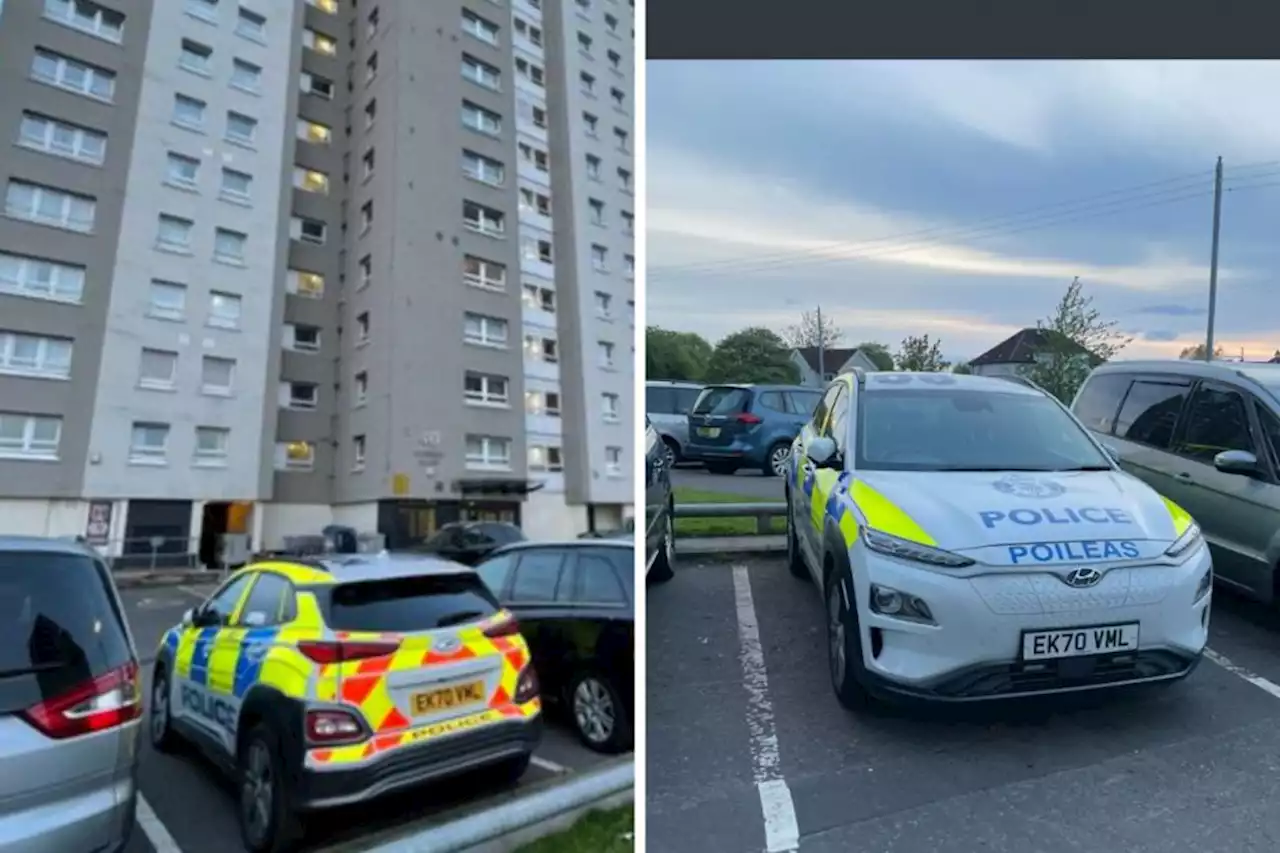 Arrest made after police response sent to block of flats in Glasgow