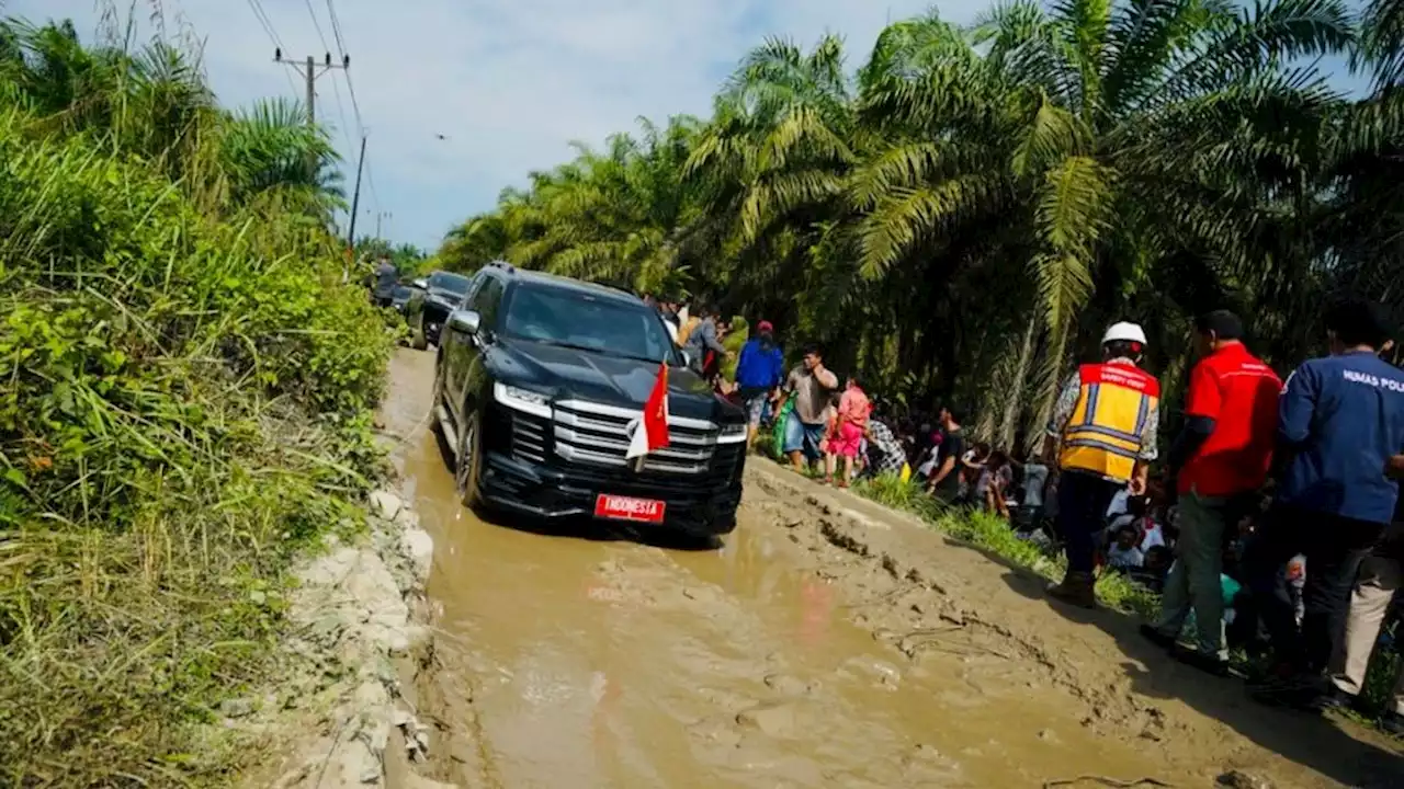 Presiden Minta Jalan yang Rusak Parah di Labuhanbatu Utara Segera Diperbaiki