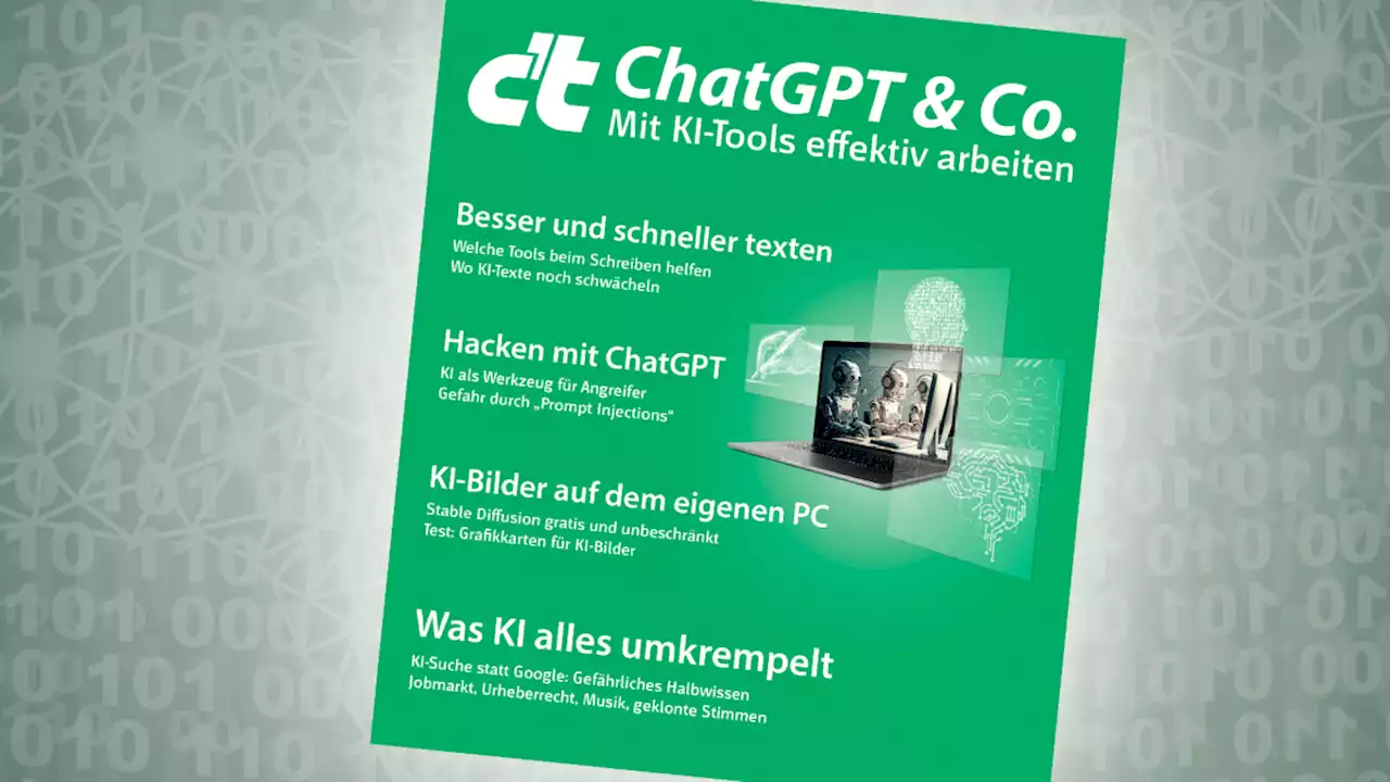 c't ChatGPT & Co: KI-Werkzeuge produktiv nutzen