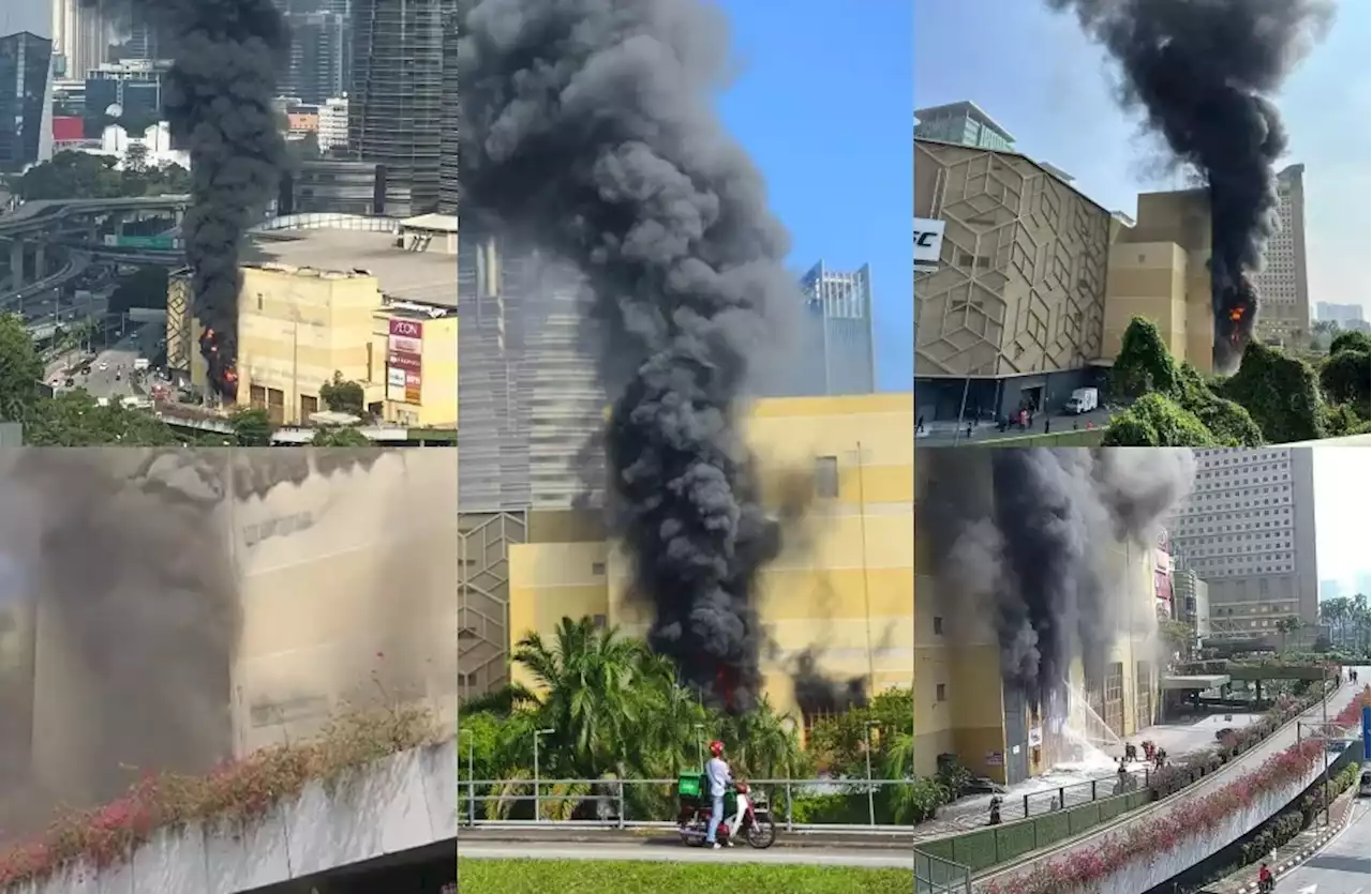 (Video) Fire Breaks Out At Mid Valley Megamall Causing Chaos, Power Outage & Traffic Jams - Hype MY