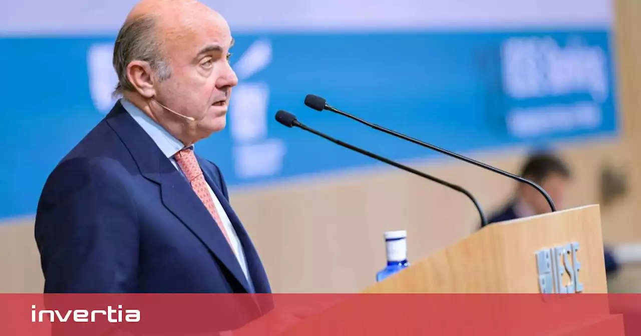 De Guindos (BCE): 'No habrá recesión, pero el crecimiento moderado impactará en la solvencia de las familias'