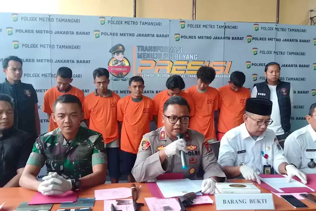 Sembilan Kali Beraksi, Enam Pelaku Curanmor dan Penadahnya Diringkus Polisi - Jawa Pos