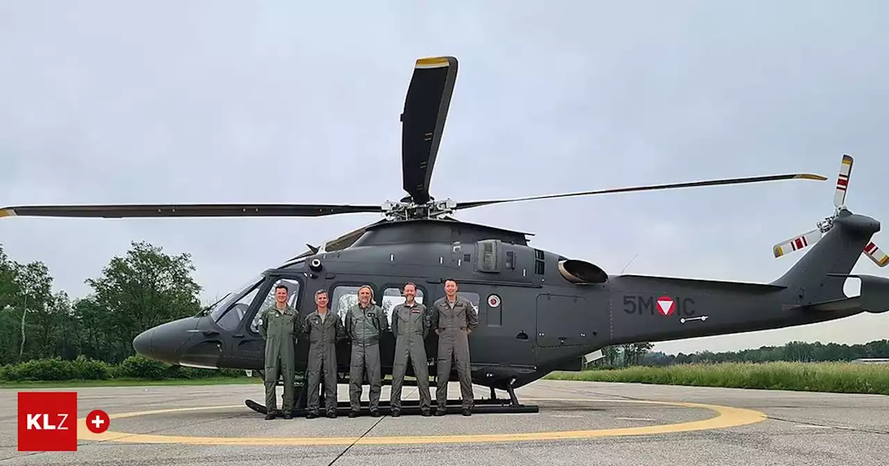 Bundesheer-Hubschrauber: Dritter Leonardo mit Verspätung in Aigen gelandet