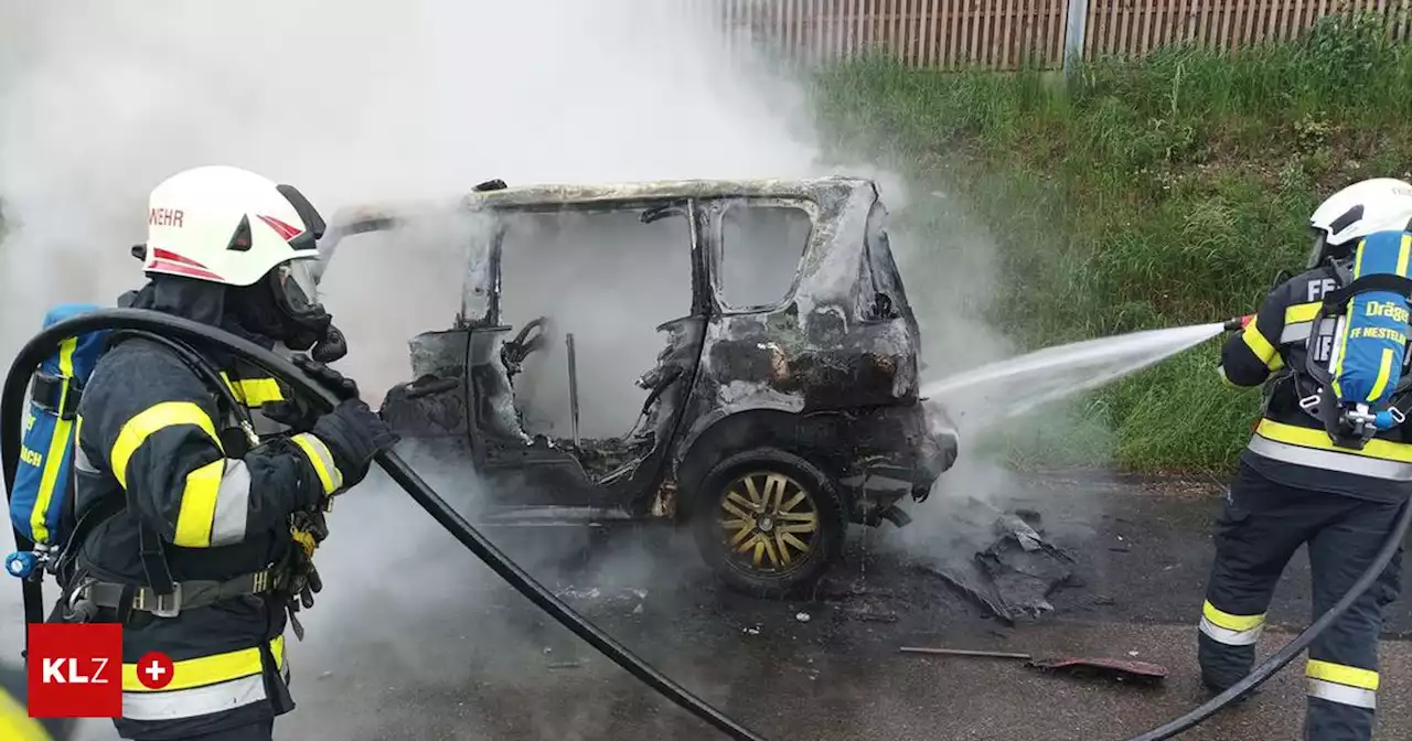 Feuer im Motorraum: Auto fing auf Südautobahn bei Graz zu brennen an