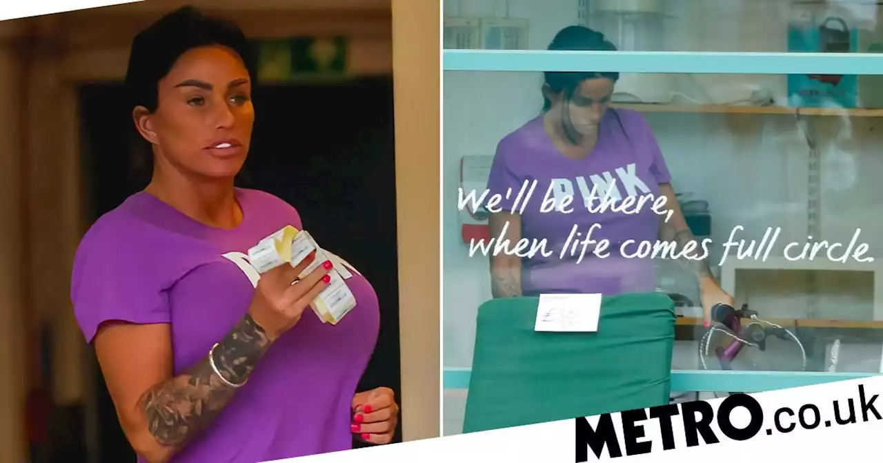 Katie Price gets stuck into 170 hour community service at charity shop