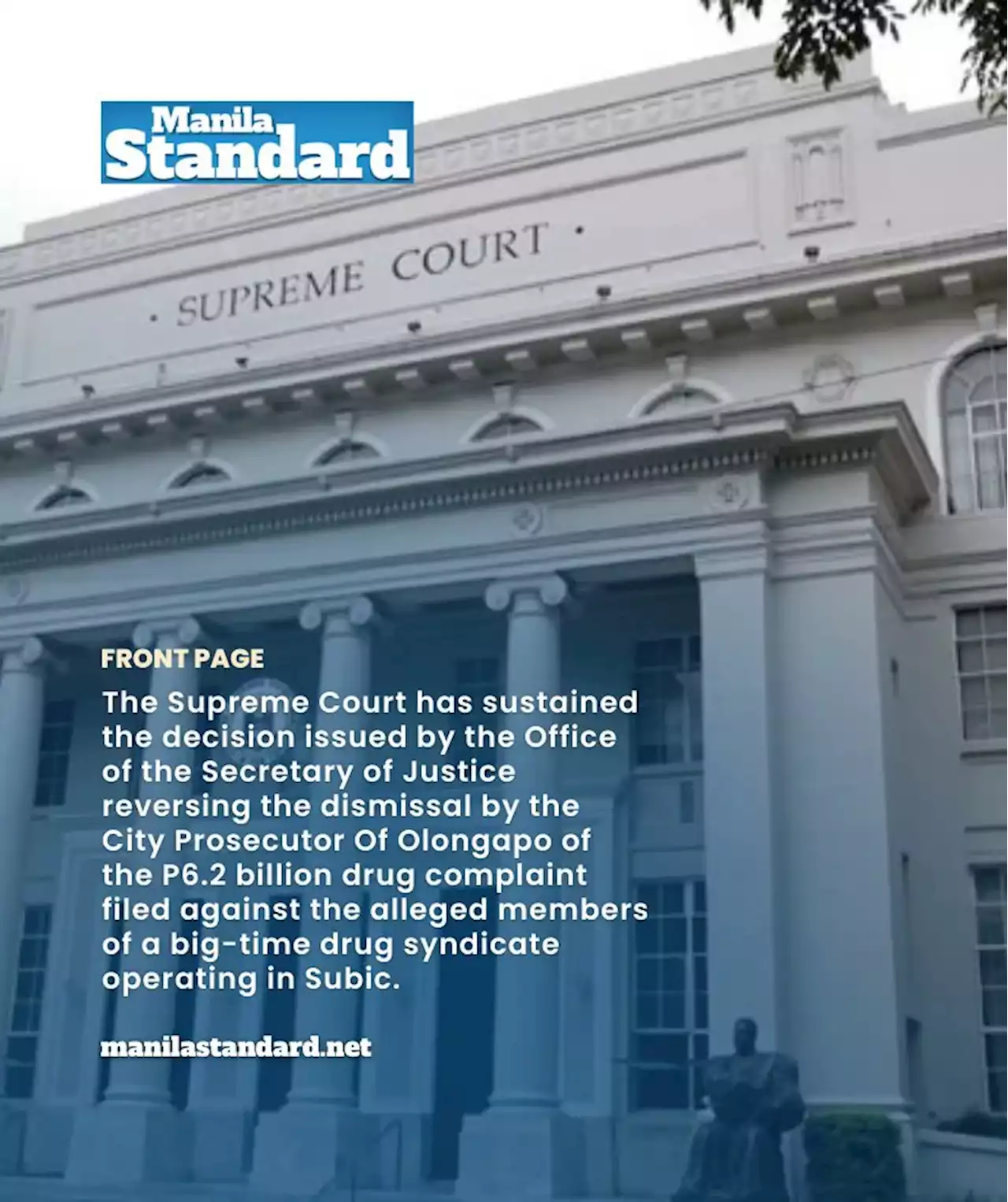 Court sustains decision on big Subic drug case