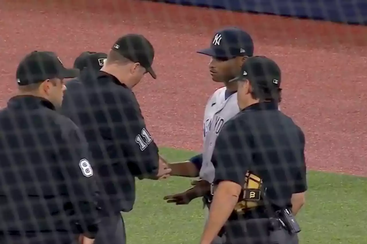 Domingo German ejected for sticky stuff as Yankees-Blue Jays tensions escalate