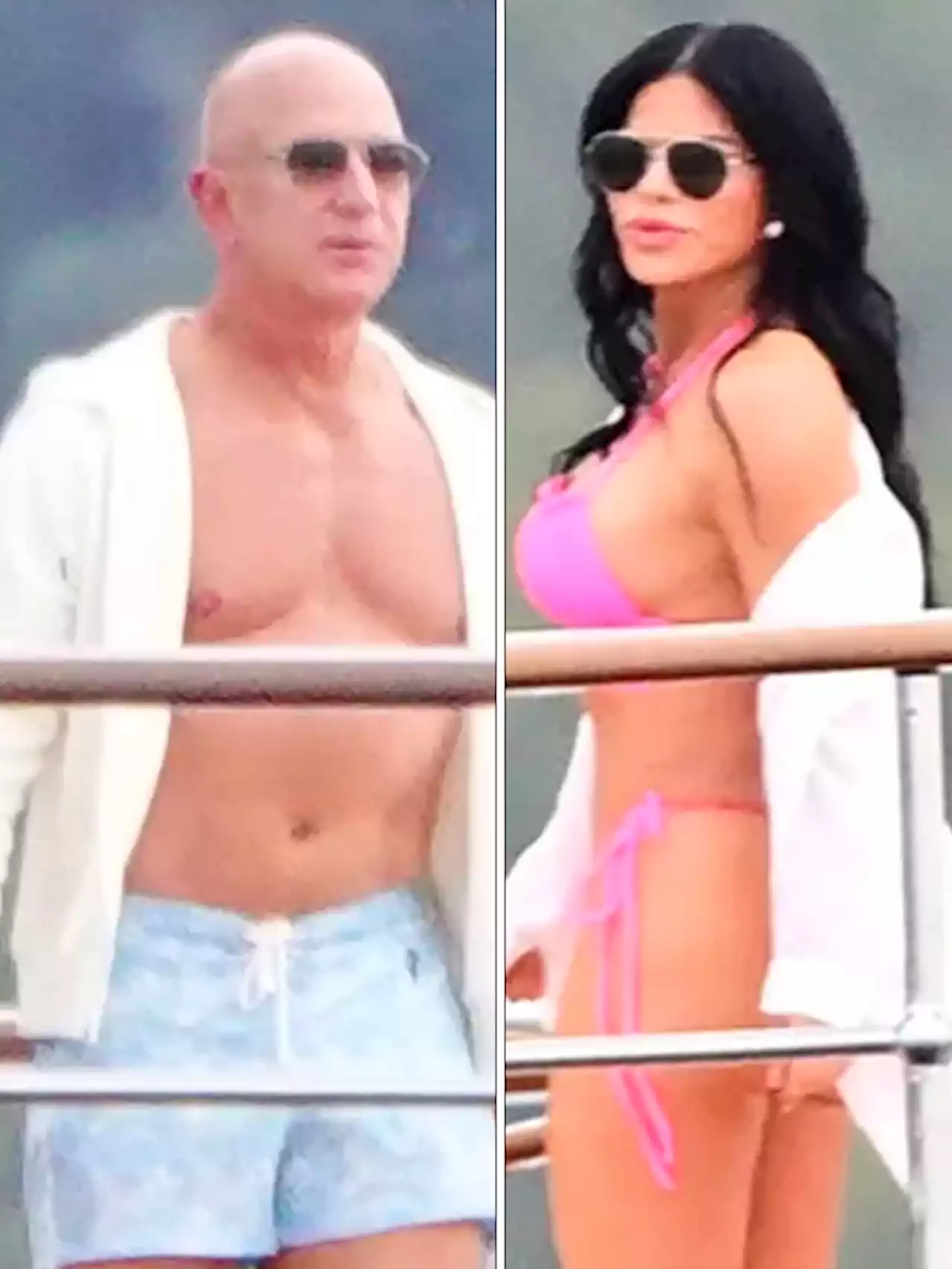 Jeff Bezos and Lauren Sanchez seen on new $500M superyacht