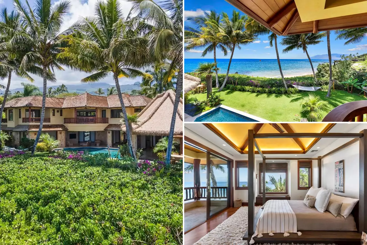 Rare Hawaii home with private beach lists for first time in 17 years for $39.5M