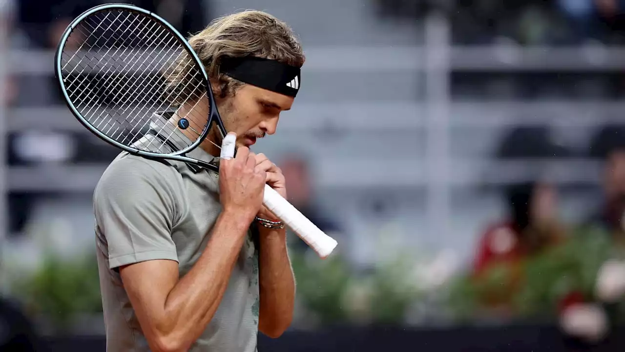 Tennis: Alex Zverev rechnet nach Rom-Aus mit sich selbst ab