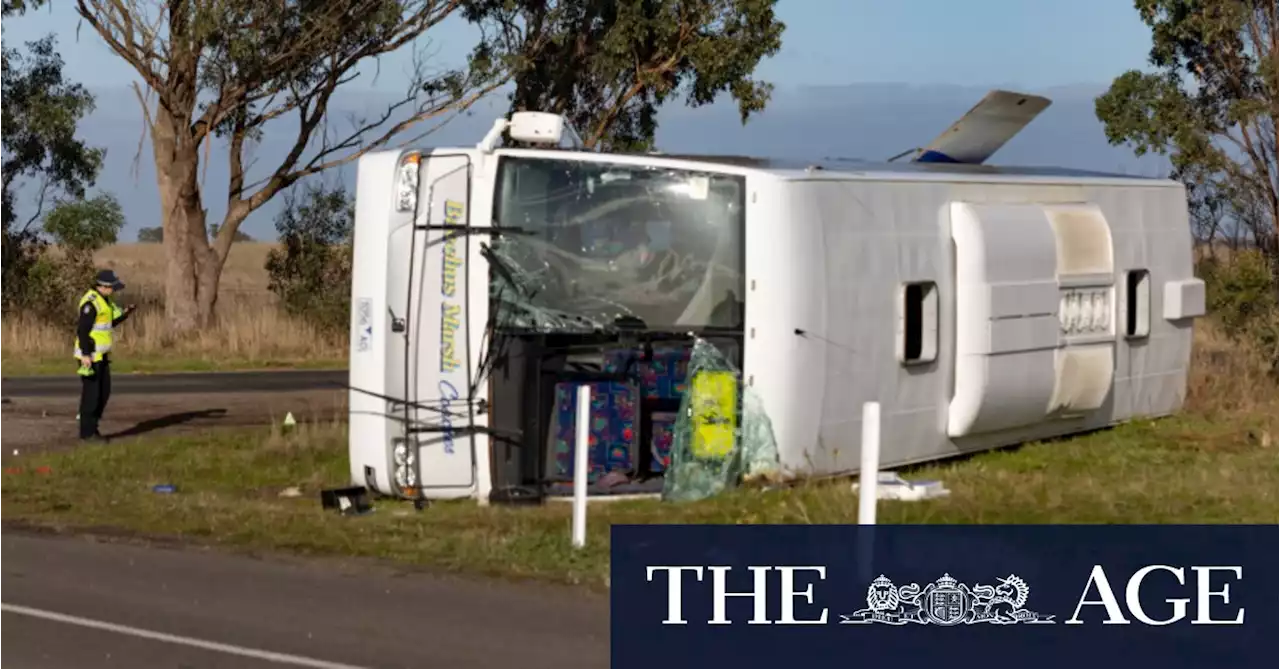 ‘Absolutely horrific’: Hero tradies rescued children from school bus wreckage