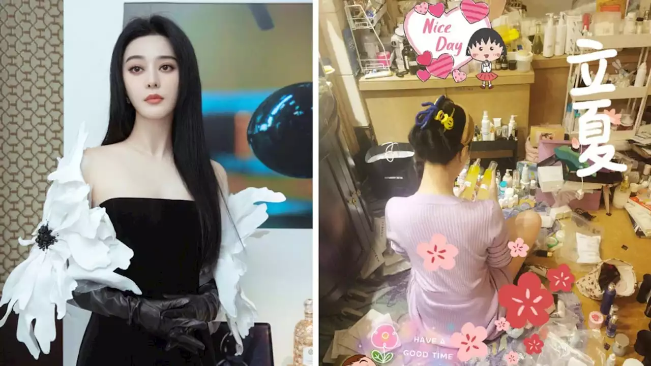 Fan Bingbing has so many skincare products at home, netizens think she is a hoarder