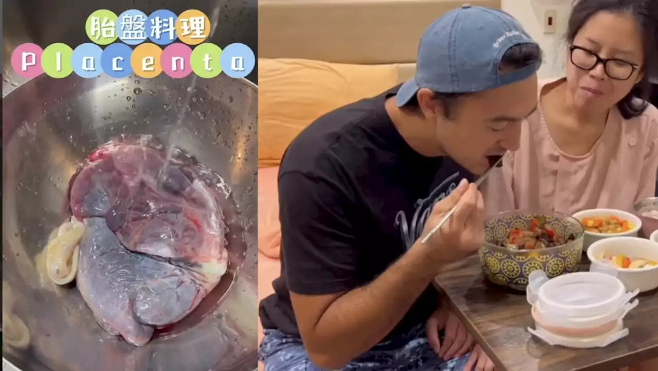 Taiwanese actor cooks and eats his wife’s placenta, says it tastes like pig liver