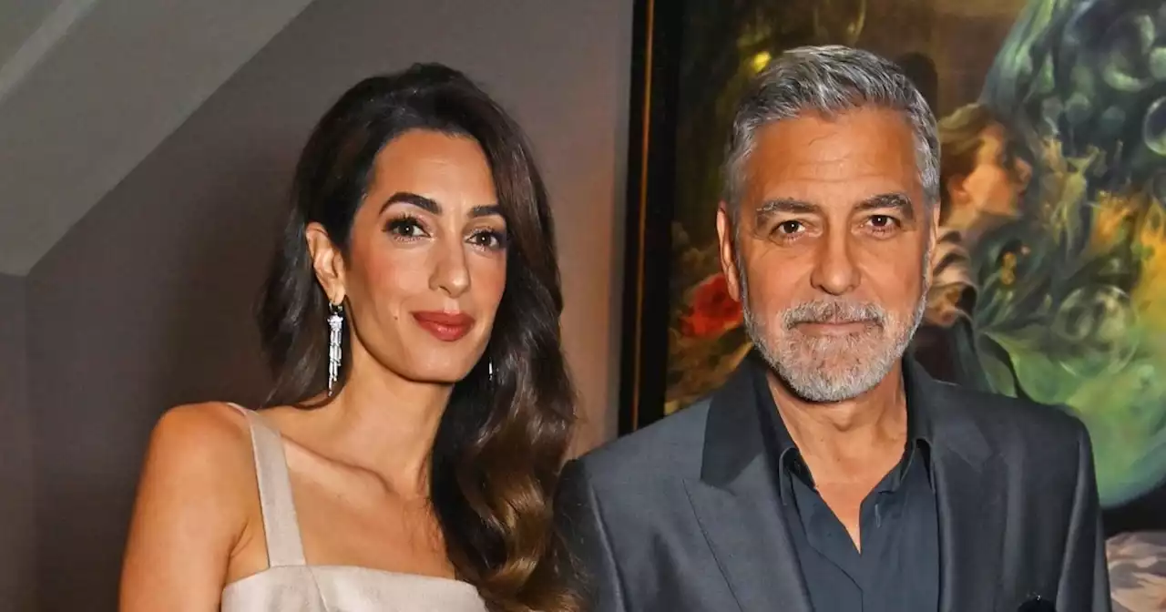 George and Amal Clooney joined by her mom on the red carpet — see the pics