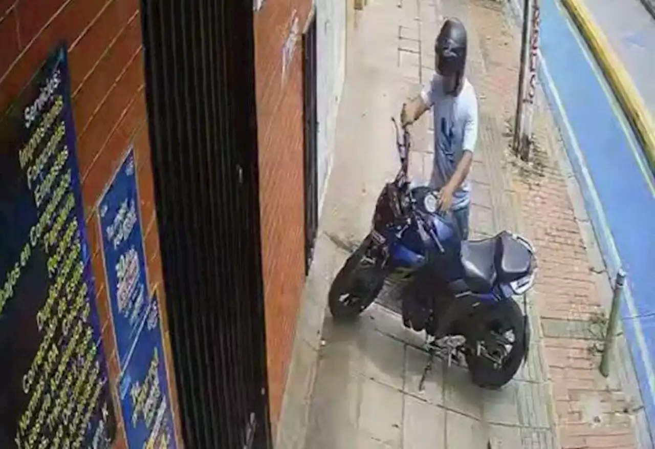 Video: ladrón se robó una moto en menos de un minuto, en Bucaramanga