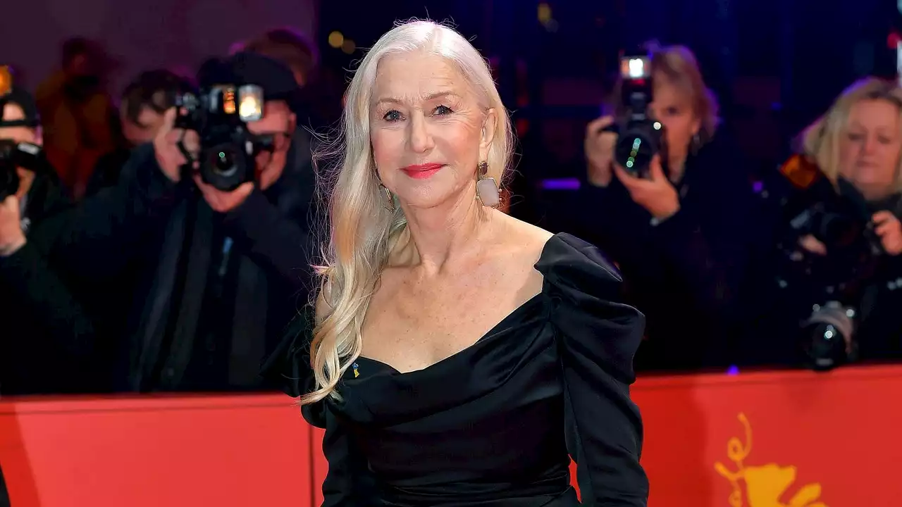 Helen Mirren Unveils Ocean Blue Hair on the Cannes Red Carpet