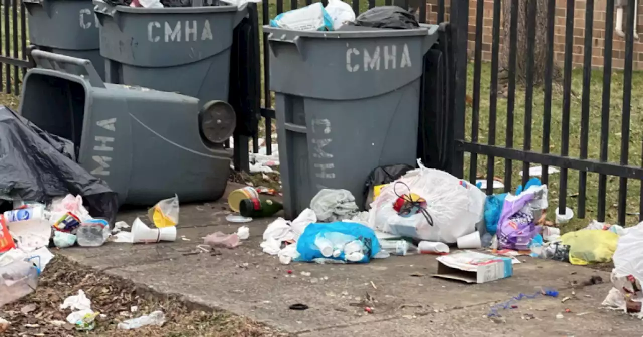 Cleveland Slavic Village homeowners file complaints about CMHA garbage management