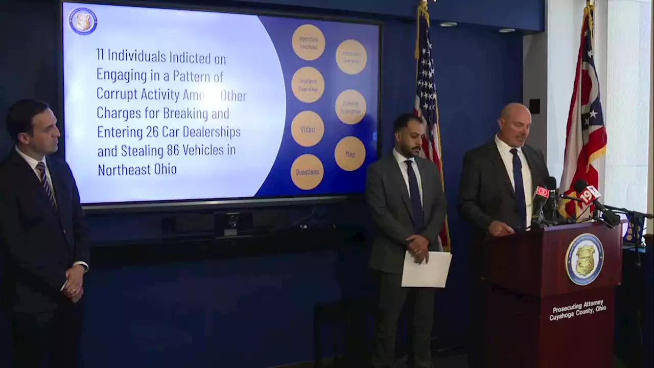 2PM: Cuyahoga County Prosecutor announces 11 indicted for 'engaging in a pattern of corrupt activity'