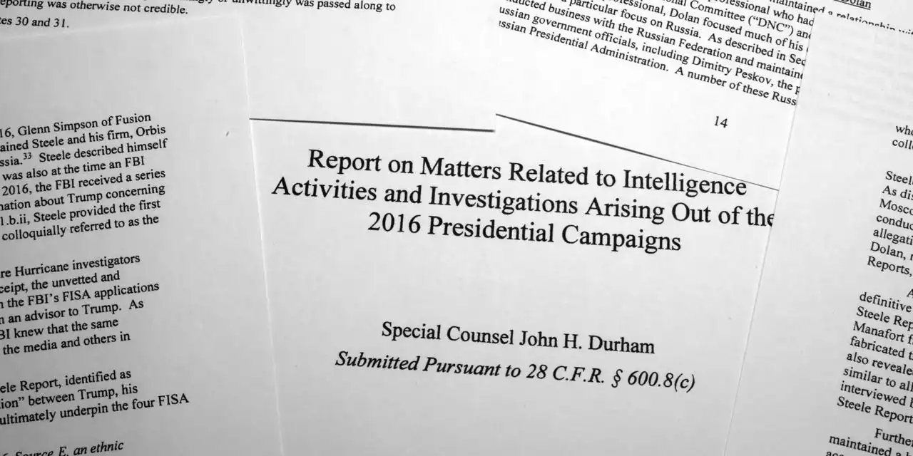 Opinion | Why the Durham Report Matters to Democracy