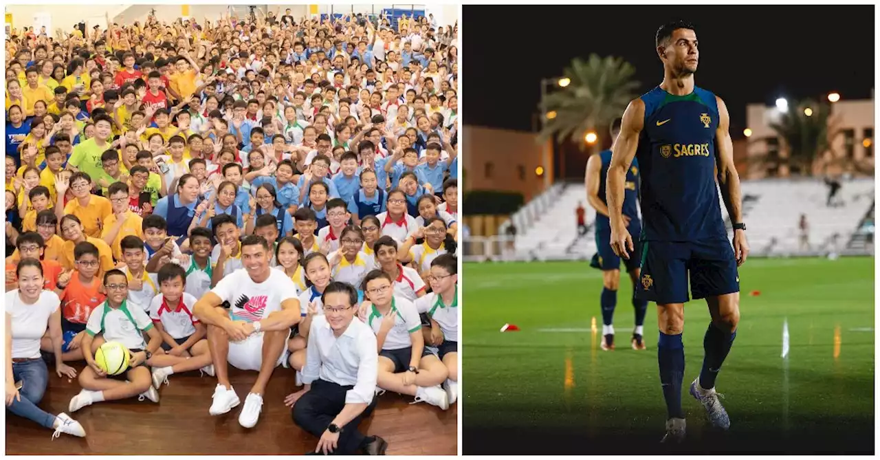 Siuuu-perstar footballer Cristiano Ronaldo set to hand out scholarships to Singapore next month