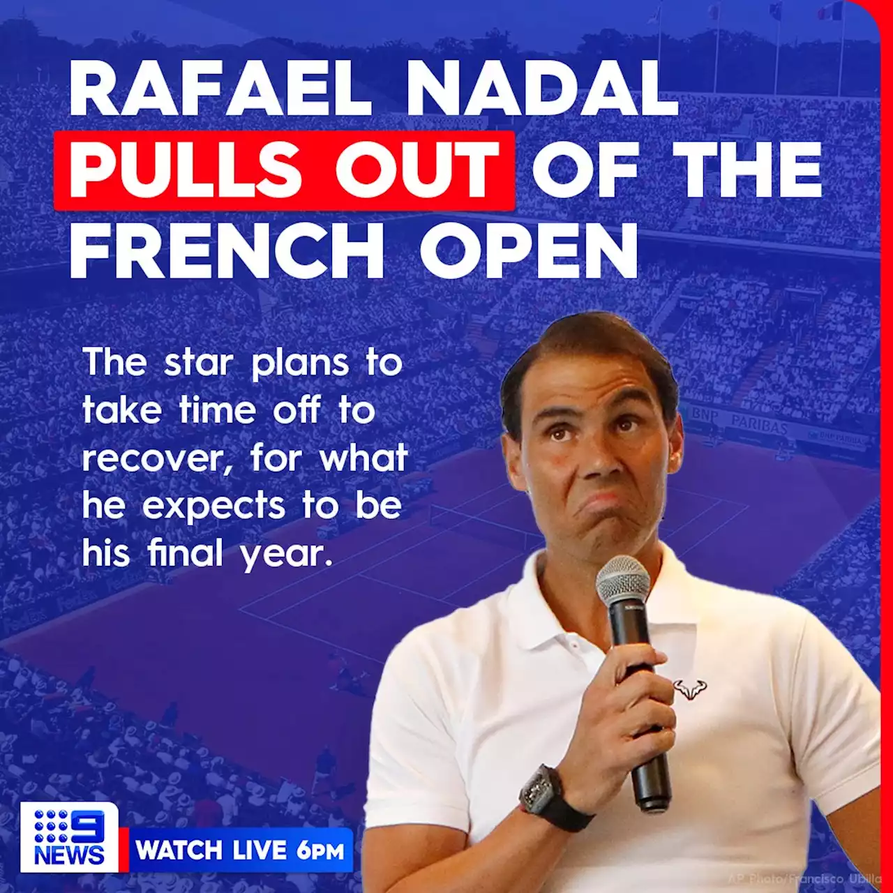 'Last year': Nadal makes retirement call