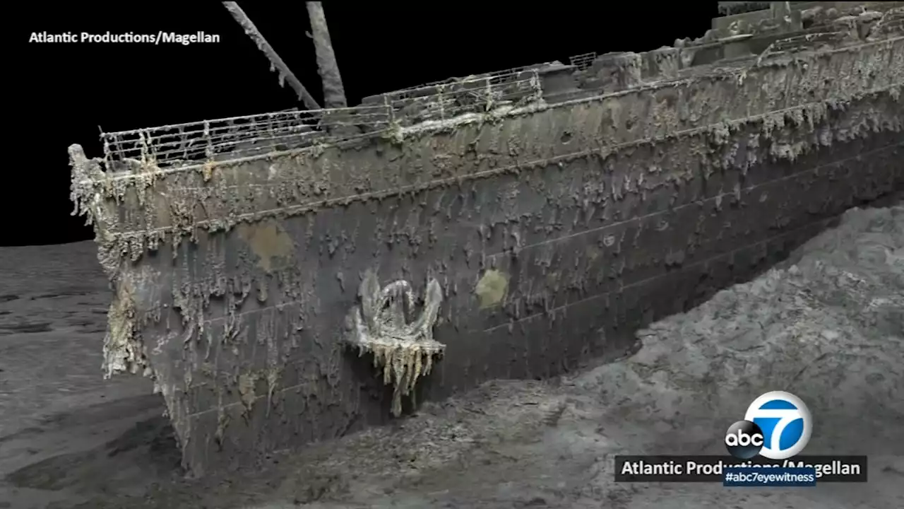 First full-size 3D scan of Titanic shows shipwreck in new light