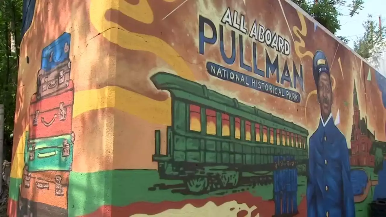 New mural unveiled at Pullman National Historical Park, honoring porters