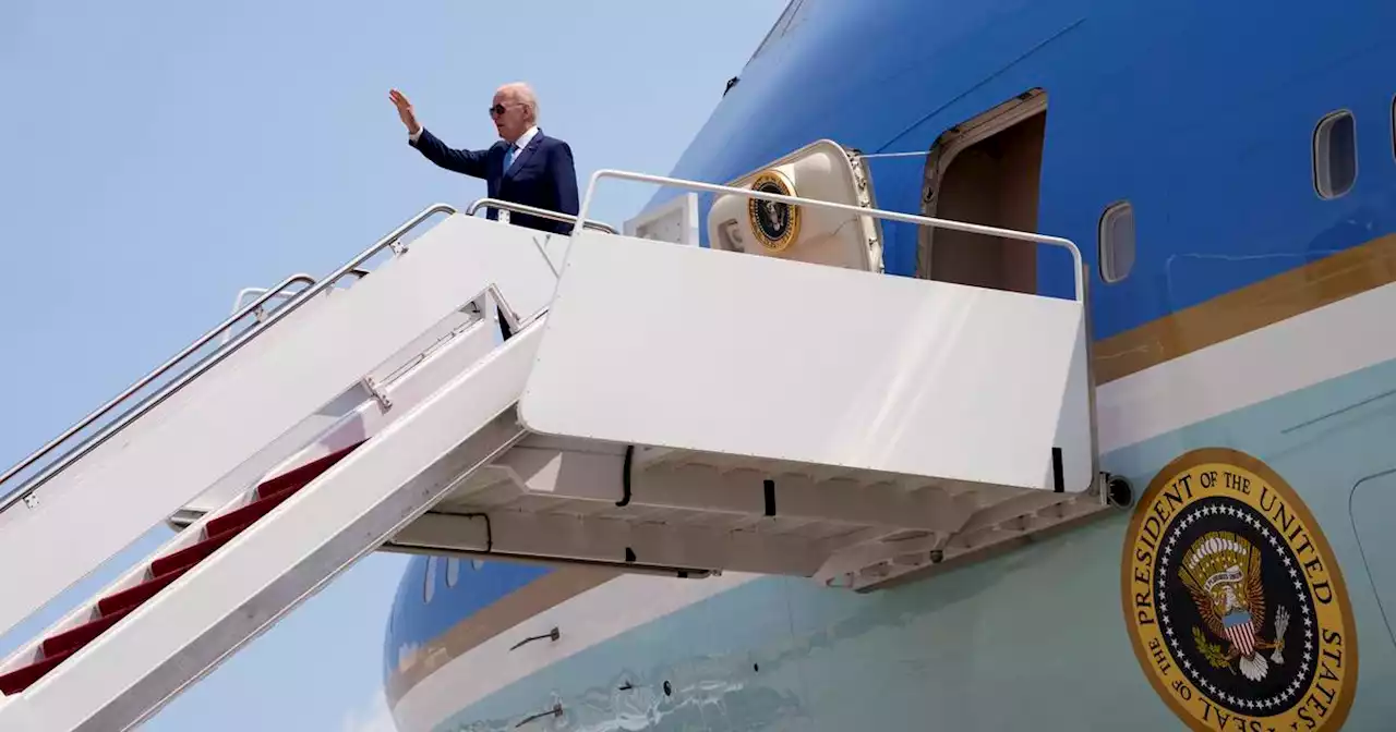 President Biden refuels in Anchorage en route to Japan for G-7 Summit