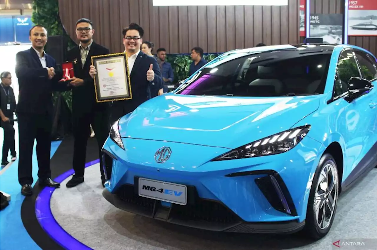 MG Motor guratkan rekor MURI lewat pertunjukan musik bertenaga MG4 EV