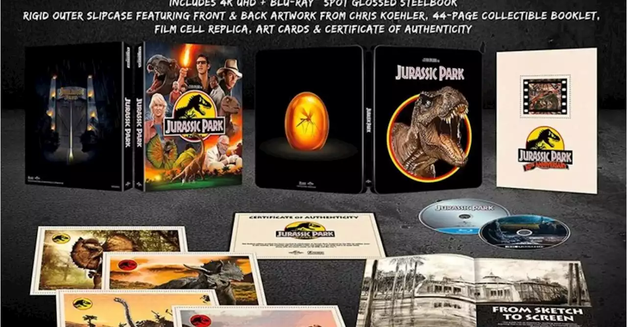 Jurassic Park 30th Anniversary 4K Set Coming June 26th