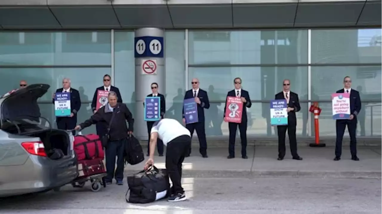 WestJet begins cancelling flights ahead of possible pilots' strike | CBC News