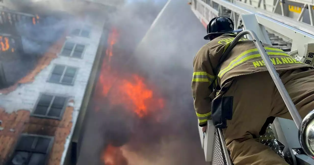 Firefighters battling massive 5-alarm blaze in Charlotte, North Carolina