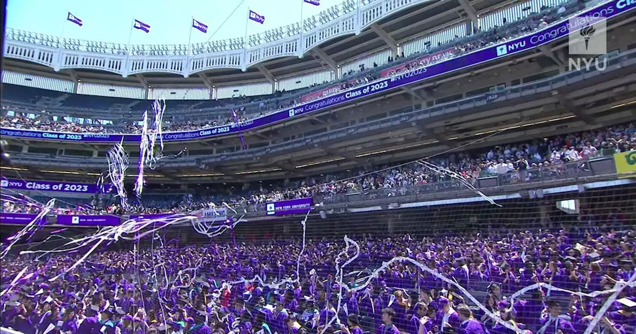 New York University holds 190th commencement at Yankee Stadium