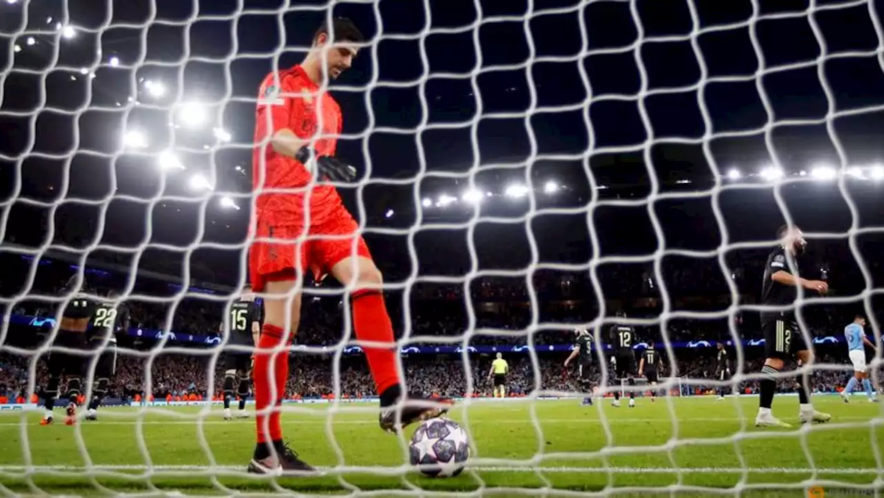 Real couldn't handle Man City's high press, says Courtois