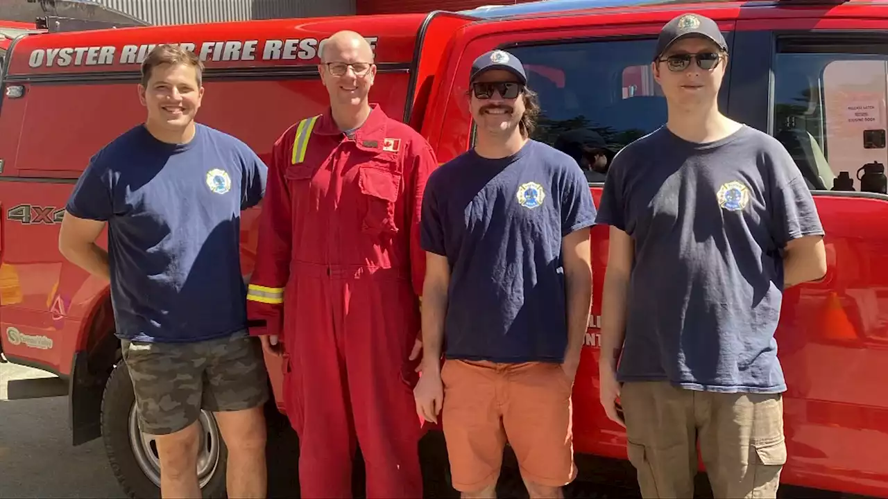 Dozens of Vancouver Island firefighters go to fight fires near Fort St. John