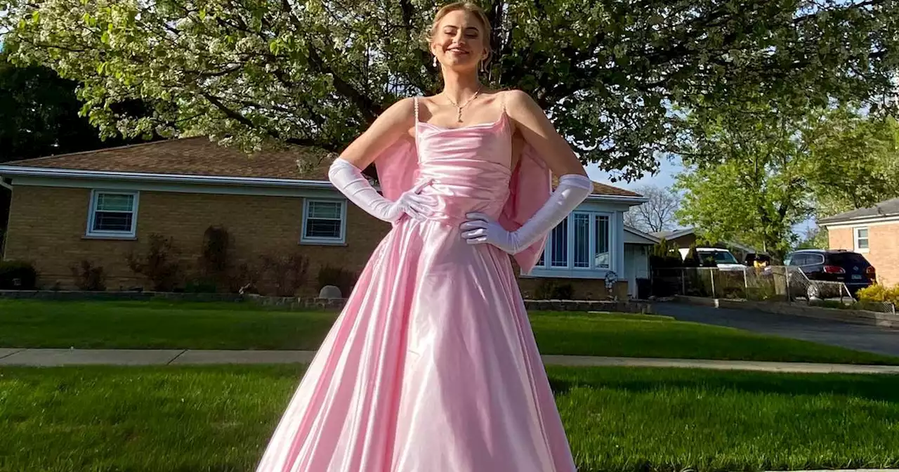 Aspiring designer from Burbank creates her own prom dress