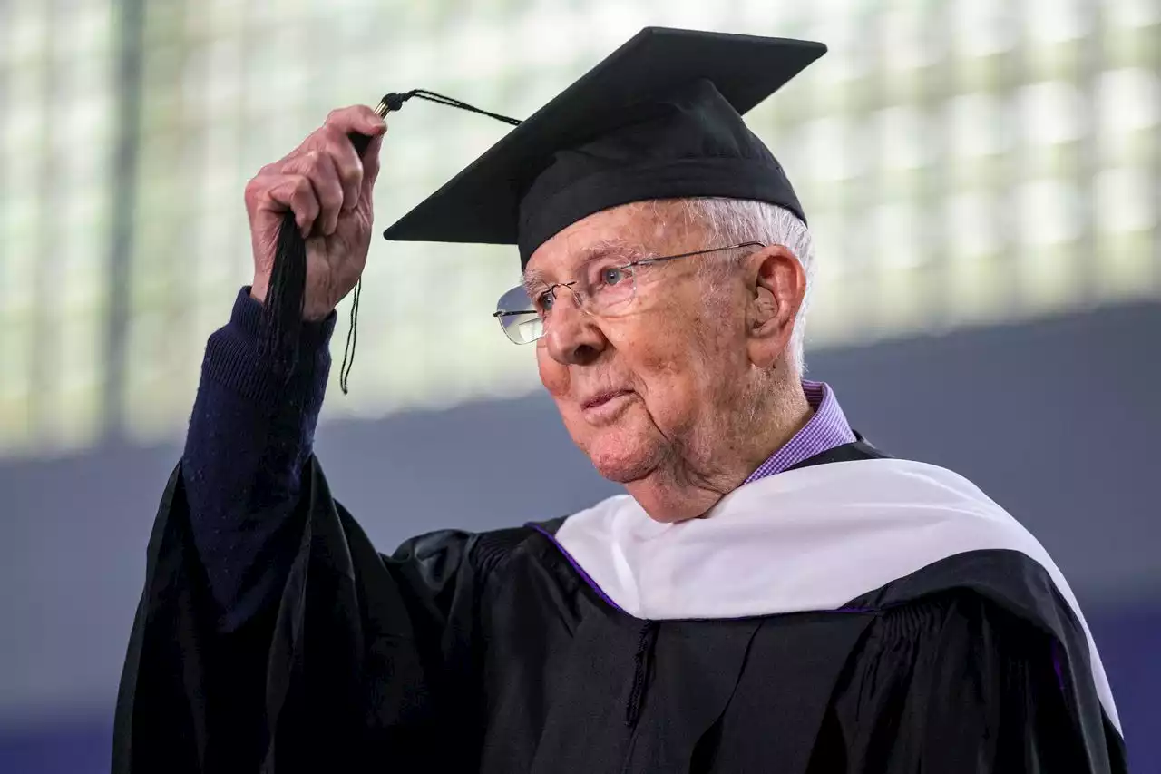 101-year-old veteran finally walks graduation stage after missing ceremony for WWII service