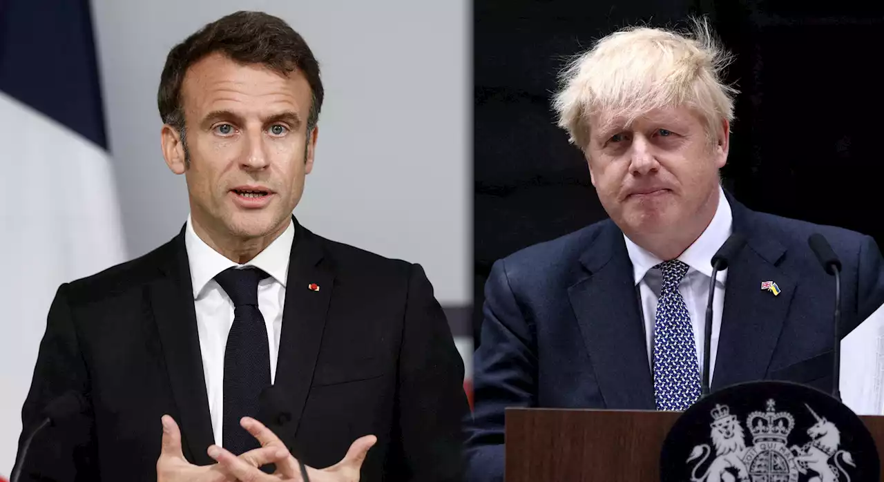 «Taré», «lèche-bottes de Poutine» : quand Boris Johnson s’en prenait à Emmanuel Macron