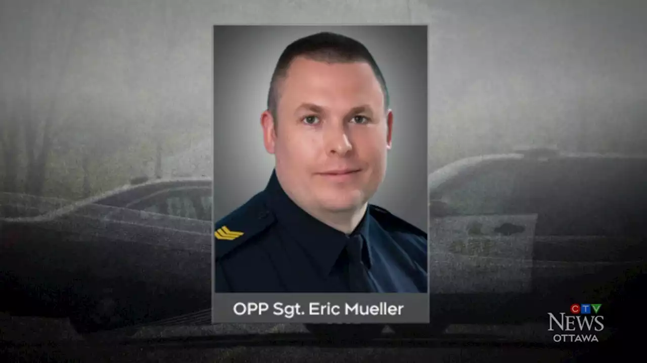 Funeral for OPP Sgt. Eric Mueller today in Ottawa