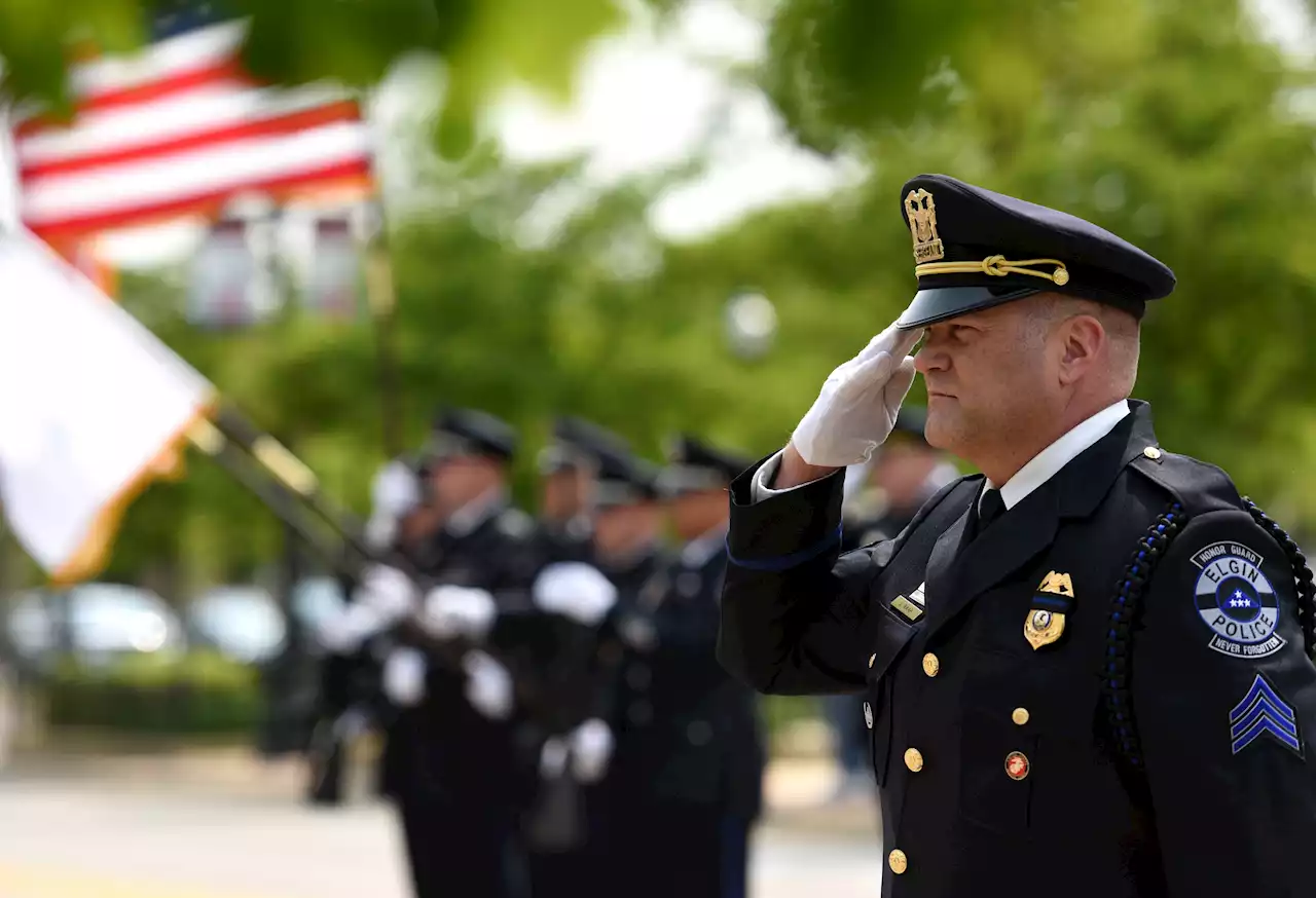 'Never will be forgotten': Fallen police officers honored during memorial service in Elgin