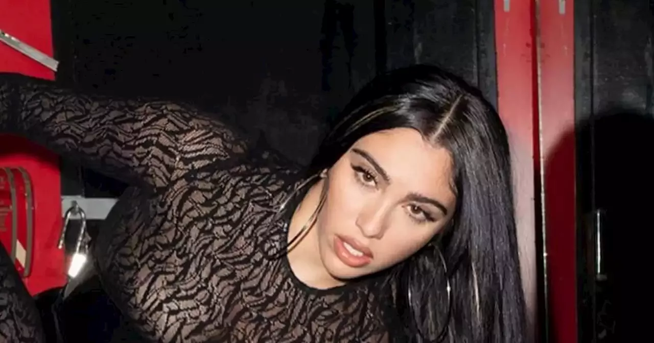 Madonnas Daughter Lourdes Leon Dons Sheer See Through Catsuit In Racy Display 