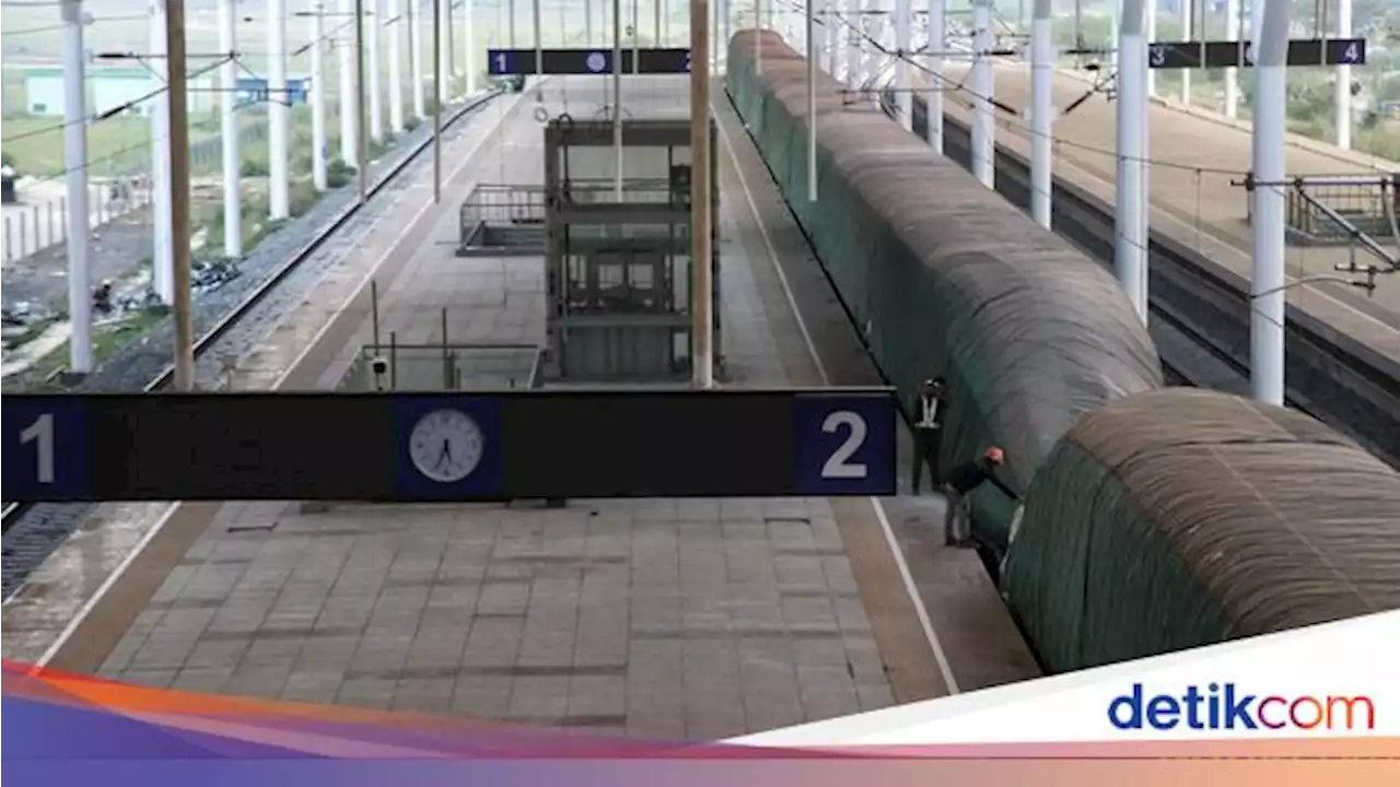 Foto Terbaru! Progres Pembangunan Stasiun Kereta Cepat Tegalluar